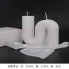Velas de Soja em Formato de S Estilo Coreano para Decoração de Casa, Enfeites de Quarto, Adereços de Foto e Presentes com um Toque Feminino