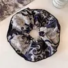 Goma para el pelo de alta gama con estampado de tótem, nuevo modelo de moda 2025, para coleta, cuerda para el pelo, accesorio para el pelo estilo chino
