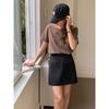 Camiseta de Manga Corta Suelta con Cuello Redondo de 15 Colores Songming Wang Zha para Mujer Camiseta Básica Estilo Nuevo Líneas Trece de Guangzhou Dn218