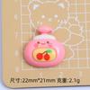Tesoura Pequena Telefone Desenho Animado Artesanal DIY Acessórios de Cola de Creme Pequenos Acessórios de Resina Furo Fivela de Sapato Pacote de Material para Joias