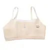 Top Cropped Colete para Meninas 7-10-14 Anos Bandeau Algodão Puro Alças Roupa Íntima Respirável Camada Dupla Estilo Fofo Roupa Íntima para Puberdade