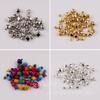 Campana de Hierro Campana de Hierro de Una Palabra Campana de Hierro de Colores Oro Plata Aluminio Accesorios para Joyería DIY Campana Tejida