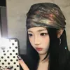 Pañuelo Triangular de Hip-Hop Dulce y Fresco Estilo Americano para Mujer, Pañuelo para la Cabeza de Moda de Alta Gama con Personalidad, Bufanda para el Cuello, Accesorio para el Cuello