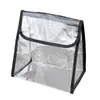 Bolsa frontal à prova d'água para patinete elétrico de desenho animado, bolsa de armazenamento de grande capacidade, organizador transparente universal para carregar itens ao sair