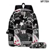 Novo Produto Transfronteiriço 2025 Conjunto de Duas Peças Mochila Forsaken Gubby, Estojo e Lancheira com Estampa