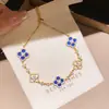 Pulsera Ajustable Flor de Zirconia Estilo Retro Francés Lujo Ligero Pulsera Exquisita Versátil Joyería de Mano de Gama Alta Venta al por Mayor