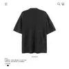 Camiseta de Manga Corta con Estampado de Personaje Retro Americano de Moda, Peso Pesado, 250g, para Hombre, Nuevo Corte Holgado, Venta al por Mayor Transfronteriza