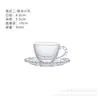 Taza de Agua Corazón Girly Corazón Lindo ins Taza de Café con Platillo Set Taza de Punto de Perlas de Amor Taza de Té Estilo Princesa Taza de Leche