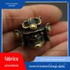 Pingente Katana de Latão Pingente de Capacete Japonês Retrô de Cobre Lanterna Pingente Gadget Decorativo DIY Pingente de Corda de Guarda-chuva Contas