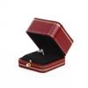 Caja de Joyería de Diamante Redonda Caja de Propuesta de Princesa Europea Caja para Colgante Caja para Collar Caja para Anillo Caja de Almacenamiento