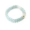 Pulseira Doce de Bambu Aqua Design de Nicho Feminino Super Fada e Fresca Pulseira de Fio para Meninas Simples de Alto Valor de Cor