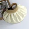 Sombrero para mujer protector solar sombrero de sol nuevo ala grande lazo día de la madre sombrero de paja viaje comercio exterior sombrero de sol al por mayor