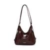 Moda 2025 Nuevo Estilo Retro Retro Simple Bolso de Axila de un Hombro Casual Versátil Mochila para Viajero Mochila