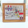 Marco de Fotos para Uso Doméstico Tablero para Exhibir Pendientes Soporte de Pared para Pendientes Soporte para Exhibir Joyas Pulseras Collares Estante de Almacenamiento de Joyería