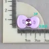 Accesorios para el Cabello DIY Lazo Pegamento en Crema Corbata de Moño Funda para Teléfono con Purpurina Accesorios de Resina con Pedrería Pinzas para el Cabello Parches para Zapatos