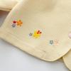 Comercio Exterior al por Mayor Ropa Infantil Primavera Nueva Estilo Japonés Conejito Lindo Chaqueta Waffle Abrigo Infantil 3220