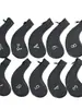 Fundas para Palos de Golf Más Vendidas, Fundas con Cremallera para Hierros, Números Bordados, 10 Piezas en Stock, Accesorios de Golf