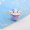 Accesorios para Joyería DIY Gato de la Suerte Cerámico Cuentas Sueltas Cuentas Espaciadoras Pintadas Cuentas de la Fortuna Pulsera Nueva Tendencia Estilo Chino