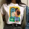 Camiseta Estampada de Moda para Mujer Mujer Nueva Camiseta Negra Femenina S