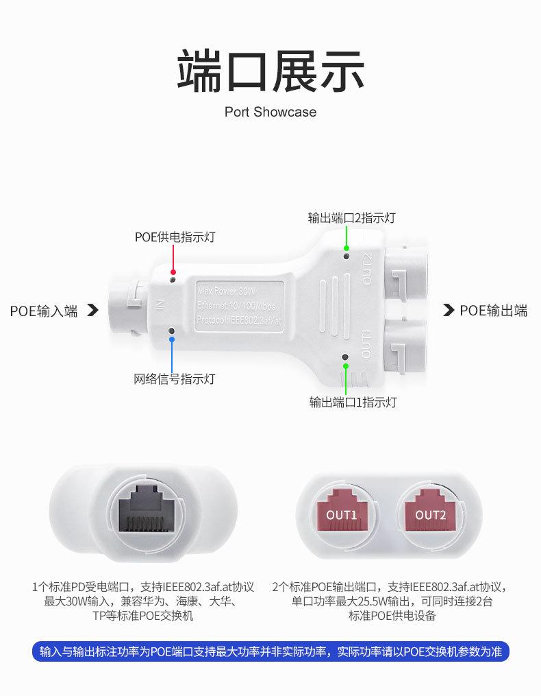 室外防水POE延长器