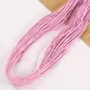 Banda elástica redonda de 0.8-2.0 mm, cordón elástico de látex colorido para joyería, manualidades hechas a mano y pulseras