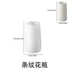 Zongbo Silicona Cristal Epoxi Rayado Liso Jarrón Portalápices Caja de Almacenamiento Yeso Aromaterapia Taza para Velas Molde de Silicona