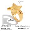 Anillo de acero inoxidable con circonita rosa estilo INS de Europa y Estados Unidos, anillo de amor de acero de titanio y oro de 18 quilates para mujer