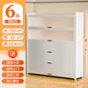 Gabinete de almacenamiento de acero nuevo, anti-mirones, de gran capacidad, para el hogar, impermeable y a prueba de polvo, con puerta giratoria, altura del piso, gabinete de almacenamiento multicapa