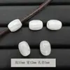 Cuentas de Barril con Patrón de Halo de Jade Sintético de Forma Especial, Cuentas de Agujero Grande, Hebilla de Resina, Cuentas de Color Degradado para Manualidades, Botones para Ropa de Falda