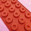 Molde de silicona para pastel de donuts de 18 pulgadas transfronterizo, molde para bocadillos DIY, molde antiadherente de alta temperatura, fácil de limpiar