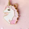 Ea-24 Pingente de Liga de Unicórnio com Gota de Óleo Desenho Animado Acessórios DIY Pulseira Artesanal Acessórios para Colar Brincos Venda por Atacado