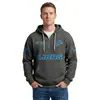 Ropa Nueva para Hombre Transfronteriza Amazon Más Vendida Cremallera Multibolsillo Nueva Sudadera Tendencia de Comercio Exterior Sudadera Serie NFL
