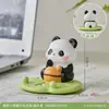 Soporte Creativo Lindo Buda Panda Rojo para Teléfono Móvil, Escritorio, Estación de Trabajo de Oficina, Decoración Práctica para Estudiantes, Regalo