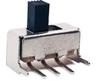 Interruptor basculante de tres patas y dos velocidades SS12D10 vertical SK12D07 horizontal de tres velocidades deslizante con luz LED interruptor de encendido