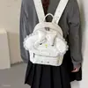 Bolsa de Mão Commute 2026 Desenho Animado Grande Capacidade Feminina Novo Estilo Mochila Outono Coreana Japonesa Nicho Fofo Ombro Único Menina