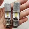 Em estoque Farol de LED para Motocicleta Garra Única P15D Luz Osso de Peixe 2835 12SMD Farol Lâmpada de Carro 9-80