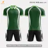 Camiseta de entrenamiento con cuello para equipo de fútbol del campus, uniformes de contraste multicolor, conjunto de entrenamiento diario para club amateur, personalizable