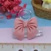 Accesorios de resina con lazo al por mayor material para hacer manualidades DIY funda de teléfono pasador hecho a mano pendientes accesorios de pegamento cremoso