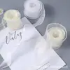 Cordones de Cinta al por Mayor Organza Chifón Encaje Transparente Estilo Ballet Estilo Coreano Hebilla de Perla Cuerda de Cordón para Zapatos Blanco Roto