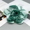 Accesorios de joyería estilo coreano flor grande de satén 13 cm accesorios para ropa flor DIY flor para el pelo zapatos bolsos sombrero materiales de decoración