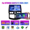 Adequado para Hyundai Santa Fe 2005-2021 Navegador Android GPS Imagem de Ré Máquina Tudo-em-Um para Carro