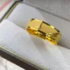 Anillo de la fortuna de acero de titanio para hombres y mujeres, versión simple ancha, anillo con índice bañado en oro, anillo personalizado de acero inoxidable de alta gama y lujo