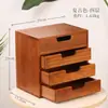 Elevador de Monitor tipo Cajón Madera Retro Escritorio Multifuncional Computadora Completa HN37ZZ1 Gabinete de Oficina