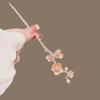 Accesorios para el Cabello de Flor de Cerezo para Mujer Pasador de Metal para el Cabello de Alta Gama Pasador de Cabello Simple de Nicho Pasador de Cabello Antiguo Hanfu Tocado Creativo