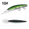 Señuelo de pesca biónico de plástico tipo minnow de lengua larga transfronterizo 17 cm/27 g señuelo flotante de largo alcance para pesca en el mar