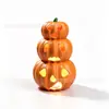Decoración de Calabaza Apilable Transfronteriza Linterna de Calabaza de Halloween Decoración Apilable Impresión 3D