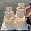 Decoración de pastel hermosa para el Día de la Madre 2025 tarjeta acrílica de amor mamá tarjeta de hada madre amor enchufe