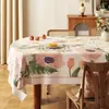 Mantel Estilo Americano Impermeable a Prueba de Aceite Lavable Resistente al Calor PVC Tapete de Mesa Protector de Superficie de Mesa de Centro de Café de Lujo Gama Alta