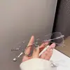 Gafas de Lectura Fotocromáticas Anti-Luz Azul Sin Recorte, Lentes Planos, Transmisión en Vivo de Celebridades de Internet, Gafas de Lectura Terminadas para Personas Mayores