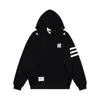 Moletom com capuz bordado de letras listradas estilo americano, unissex, outono/inverno, marca chinesa moderna, corte solto, estilo casal, disponível em preto e cinza
